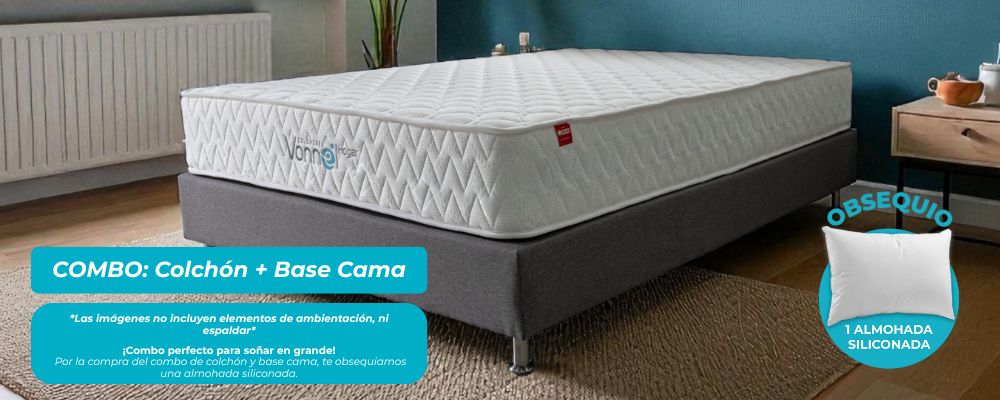 Combo Dreams Colchón Moon + Base Cama + Almohada - Imagen 6